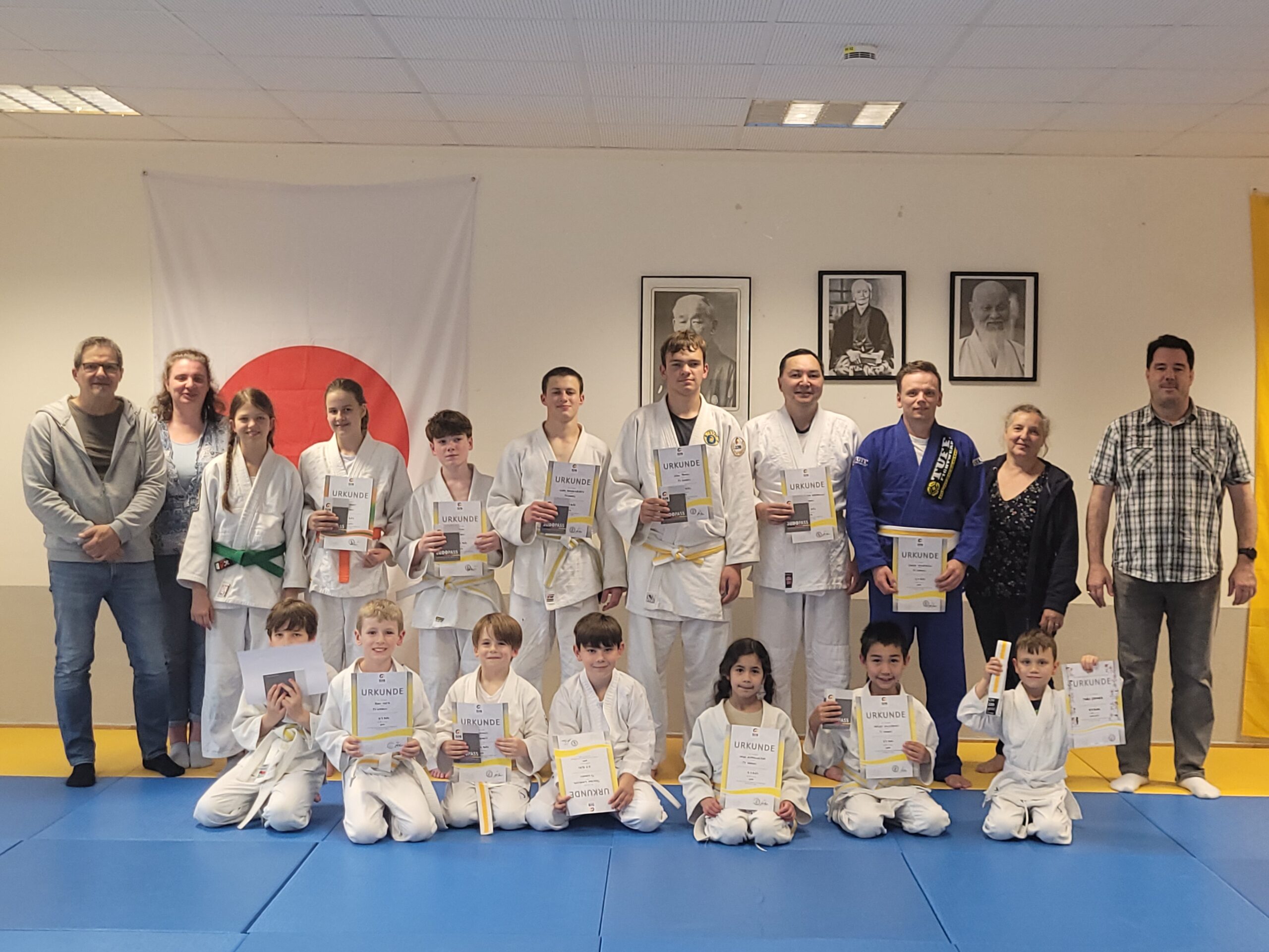 Judo-Lions des TV-Wehen Erreichen Neue Kyu-Grade