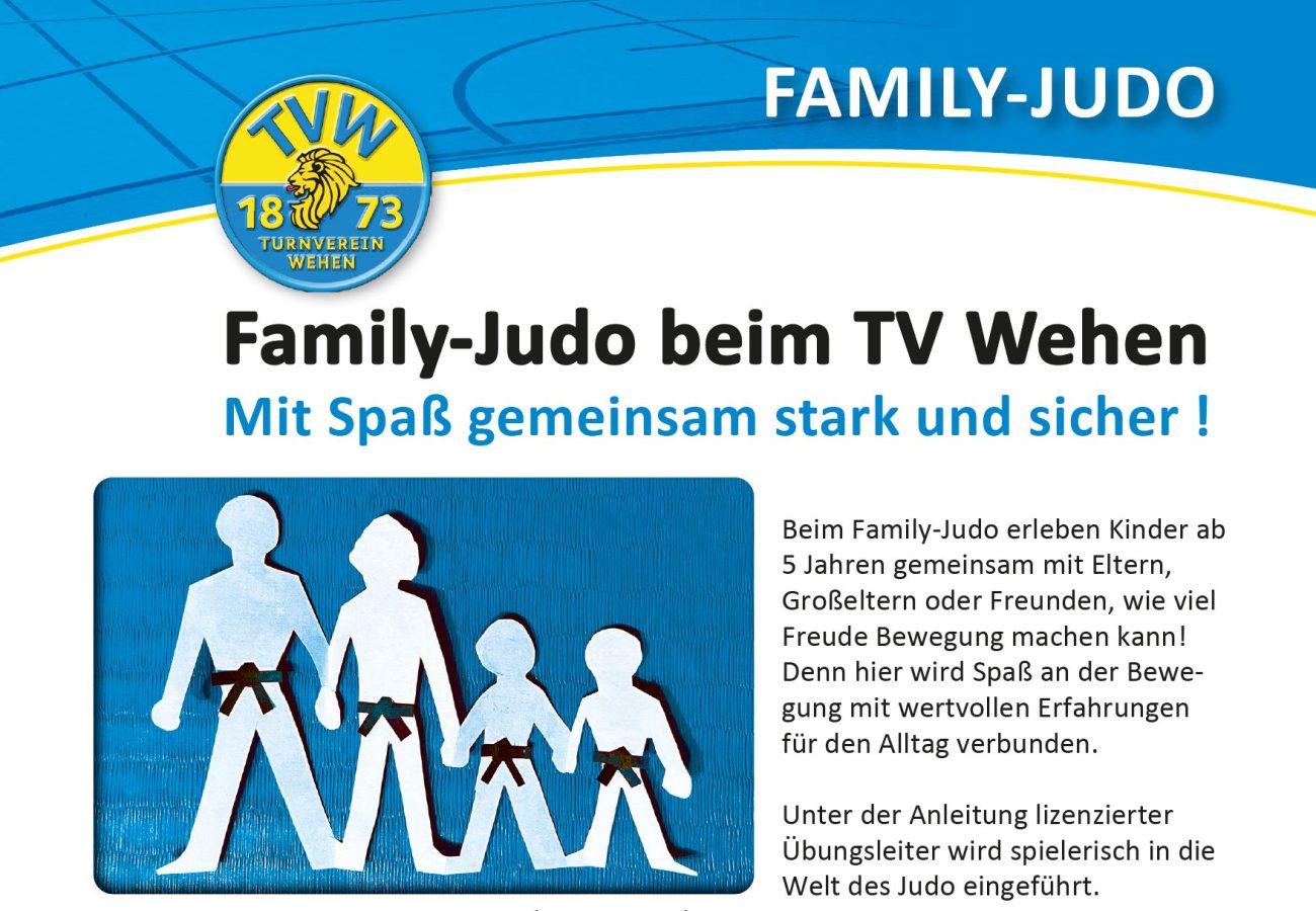 Family-Judo beim TV Wehen